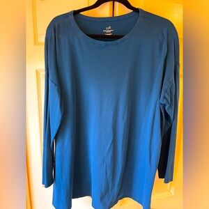 J.jill long sleeve t shirt XL teal